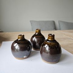 Trio of Vintage Stoneware Bottles