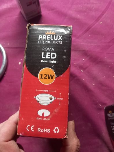 6 Down Lights Prelux Led energy saver ip20 Rated