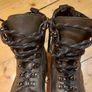 Carl Scarpa green ankle boots size 8 Eur 42 - lovely soft leather and lace closing detail - postage included Image 9