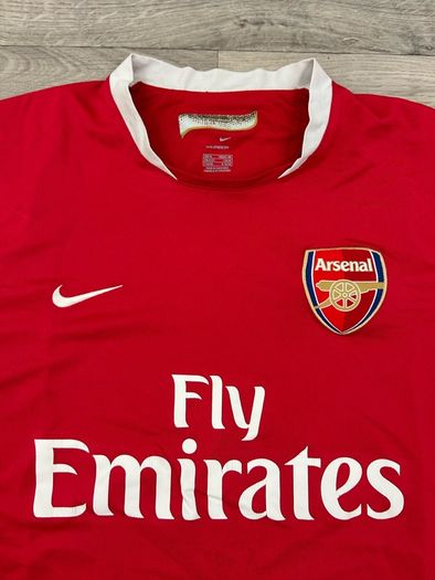Genuine Vintage 2006 Nike Arsenal London Home Jersey Shirt Mens XL