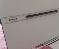Architect artist drawing table