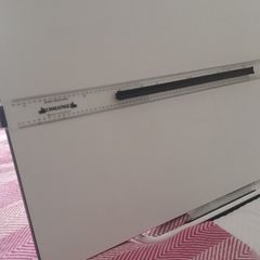 Architect artist drawing table
