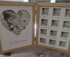 My 1st year photo book frame