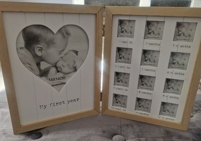 My 1st year photo book frame