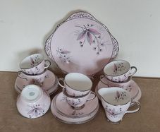 Vintage Royal Grafton porcelain tea set . mint condition.