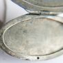 Vintage Hallmarked Extra Large Sterling Silver Decorative Oval Locket & Chain L-18" - 11,50g Image 5