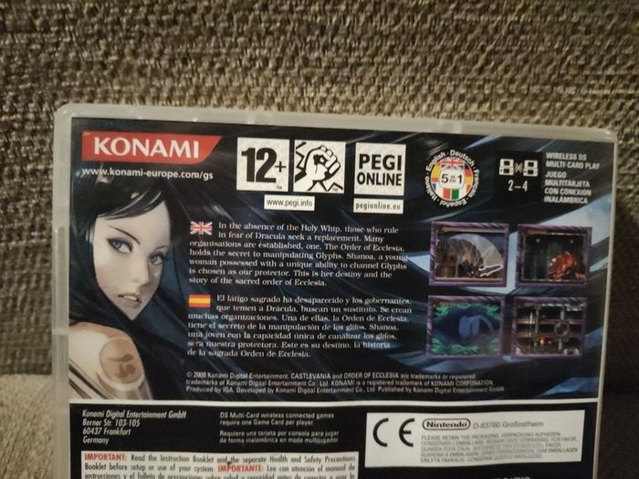 Original Nintendo DS Castlevania Order Of Ecclesia Freepost