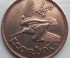 Irish Republic. 1943 Farthing.  Good condition!
