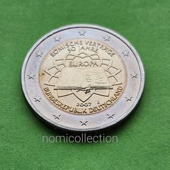 Germany 2007 year Uncirculated 2 Euro coin.