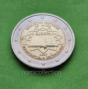 Germany 2007 year Uncirculated 2 Euro coin.