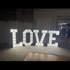 4ft Giant Love Letters