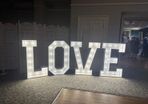 4ft Giant Love Letters