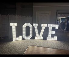 4ft Giant Love Letters