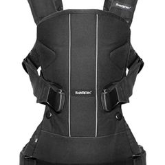 BabyBjorn Baby Carrier One (Black, Cotton Mix)