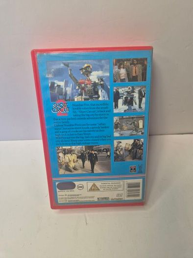 Short Circuit 2 VHS 1988 Rare Big Box Ex-Rental (Tested & Mold-Free)