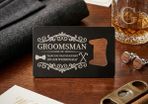 Groomsman Stainless Steel Bottle Opener
