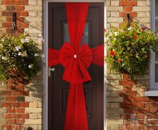 Christmas Door Bow