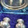 vintage salt and pepper with tray Image 6