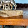 Antique Grand Tour Silvered Model Of The Capitoline Wolf ca 1910 Image 7