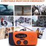 RAPID DELIVERY Wind Up Solar Radio,Solarbaby Portable Hand Crank Radio with AM/FM, Emergency Radio with 2000 mAh Rechargeable Power Bank,SOS Alarm, LED Torch Dynamo Radio,USB Mobile Phone Charger for Camping Outdoor (FREE POSTAGE) Image 3