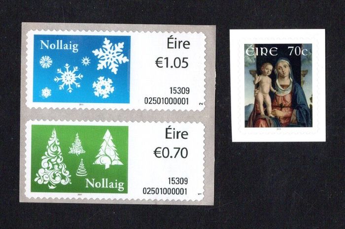 2015 Ireland Christmas Commemorative Stamps Mint Never Hinged (MNH)