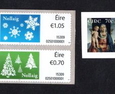 2015 Ireland Christmas Commemorative Stamps Mint Never Hinged (MNH)
