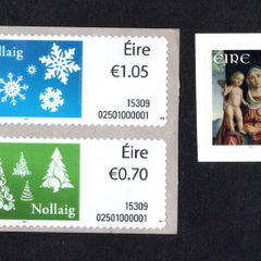 2015 Ireland Christmas Commemorative Stamps Mint Never Hinged (MNH)