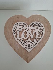 Heart Wooden Trinket Box