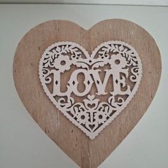 Heart Wooden Trinket Box