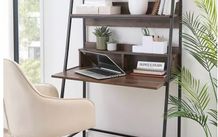 Desk with shelves