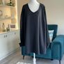 Ladies Black Long Sleeved V-Neck Top by Yours, Size UK 26-28 / EU 54-56. Image 5