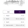 DFS Left Hand Facing Open End Corner Sofa Image 5