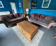 Pair of 3 seater sofas