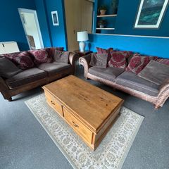 Pair of 3 seater sofas
