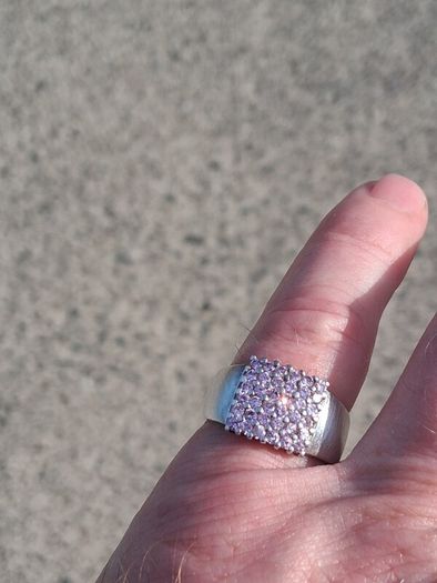 Solvar Gem Set Sterling Silver Ring