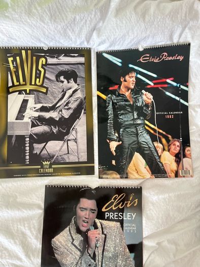 3x Elvis Calendars