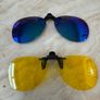 2pc Polarized Glasses Attachment Clip On Image 2