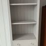 Solid oak cabinet with wine rack Image 2