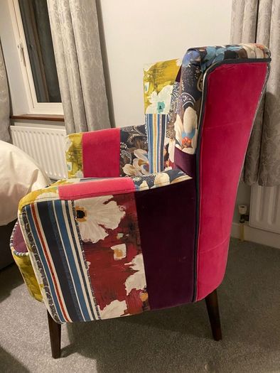 Signature patchwork armchair Price Drop