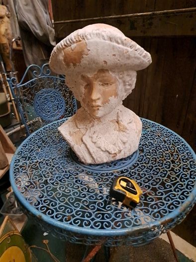 Vintage Bust Sculpture