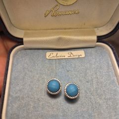 Modern Green Earrings