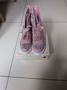 Vices Pink Rebel Ankle Boots.  S.39-6.  B.N.W.T. -