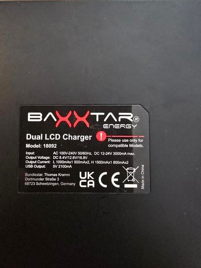 Sony NP-F dual battery charger