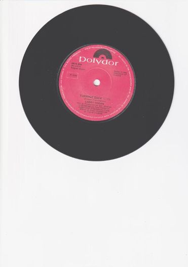 Larry Hogan Turning Back Irish Pressing 1978 Single
