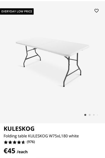 Jysk Foldable Table