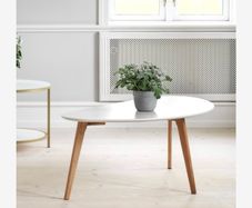 Coffee table LEJRE 60x120 white/natural oak