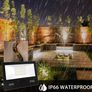 LED Floodlight Outdoor 40W 4000LM, Flood Lights Colour Changing, 120 RGB Colours- Warm White-Timing-Remote Control - 5 Modes, IP66 Waterproof, UK 3-Plug Image 5
