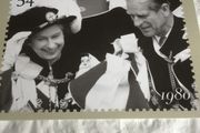 Queen Elizabeth II postcard