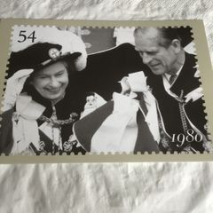 Queen Elizabeth II postcard