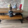 wooden table and bench Image 7